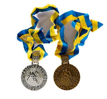 Vladimir Myshkins 1985 IIHF World Championship Soviet Union Bronze Medal and 1990 IIHF European Championships Soviet Union Silver Medal