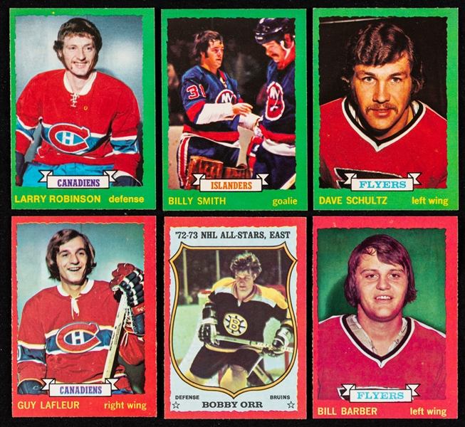 1973-74 O-Pee-Chee Hockey Near Complete Card Set (258/264) 