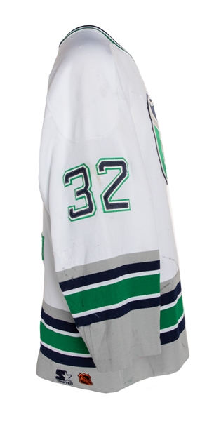 Lot Detail - Stu Grimson's 1996-97 Hartford Whalers Game-Worn Jersey ...