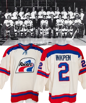 Dave Inkpens 1978-79 WHA Indianapolis Racers Game-Worn Jersey with MeiGray LOA and COR - Final WHA Season! (Barry Meisel Collection)