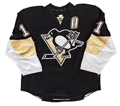 Jordan Staals 2011-12 Pittsburgh Penguins Game-Worn Alternate Captains Jersey with Team LOA