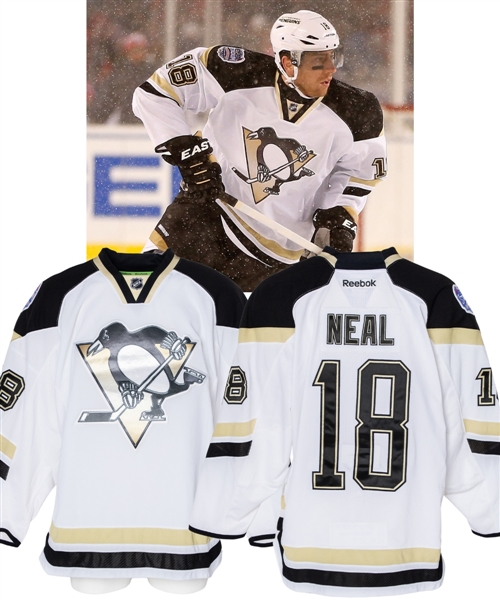 James Neals 2014 Stadium Series Pittsburgh Penguins Game-Worn Jersey