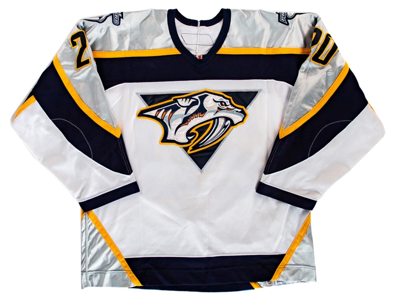 Ryan Suters 2005-06 Nashville Predators Game-Worn Rookie Season Jersey with LOA