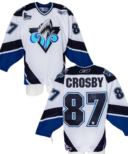 Sidney Crosby Signed Rimouski Oceanic Jersey – Frameworth COA