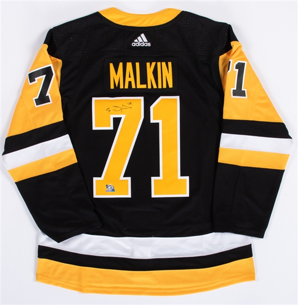 Evgeni Malkin Signed Pittsburgh Penguins Adidas Jersey with COA