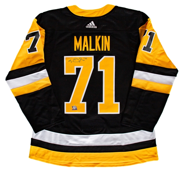 Evgeni Malkin Signed Pittsburgh Penguins Adidas Jersey with COA