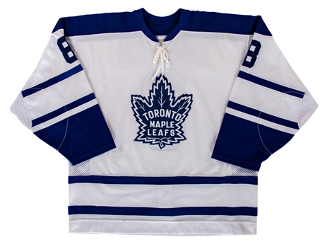 Dmitri Khristichs 2000-01 Toronto Maple Leafs Game-Worn Third Jersey with Team LOA and MeiGray COR