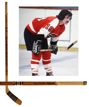 Rick MacLeishs Mid-1970s Philadelphia Flyers Sher-Wood Game-Used Stick 