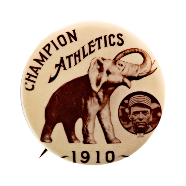 1910 Harry Davis Champion Athletics World Series Pinback