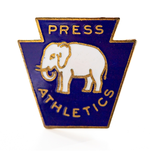 Philadelphia Athletics 1929 World Series Press Pin