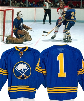 Roger Croziers Early-1970s Buffalo Sabres Game-Worn Jersey 