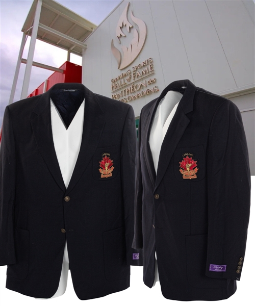 Phil Espositos 2005 Canadas Sports Hall of Fame Honoured Member Blazer Jacket from His Personal Collection with His Signed LOA