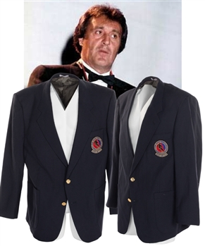 Phil Espositos Hockey Hall of Fame Honoured Member Blazer Jacket from His Personal Collection with His Signed LOA