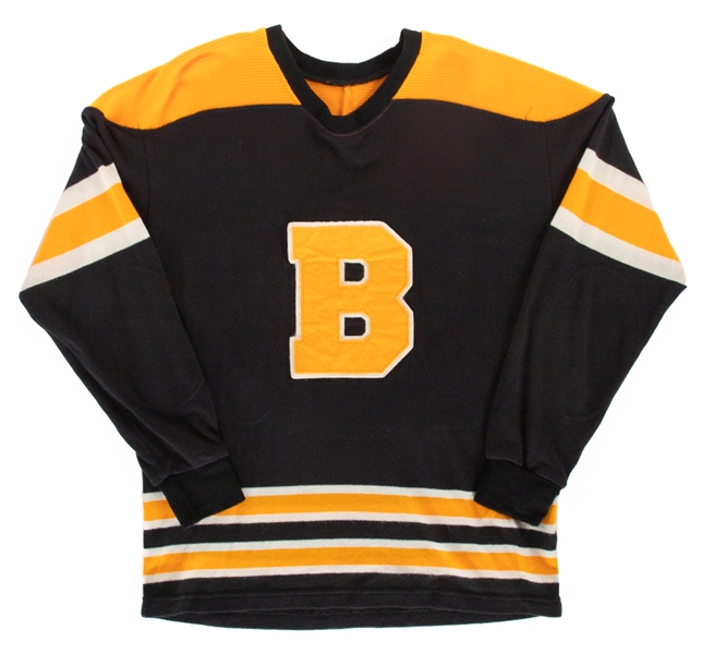 Boston Bruins Vintage-Style Film-Worn #16 Wool Jersey from "Keep Your Head Up, Kid: The Don Cherry Story"