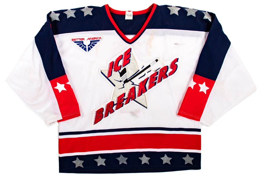 "Slap Shot 2: Breaking the Ice" 2002 Movie Omaha IceBreakers Film-Worn "Chris" #1 Film-Worn Jersey