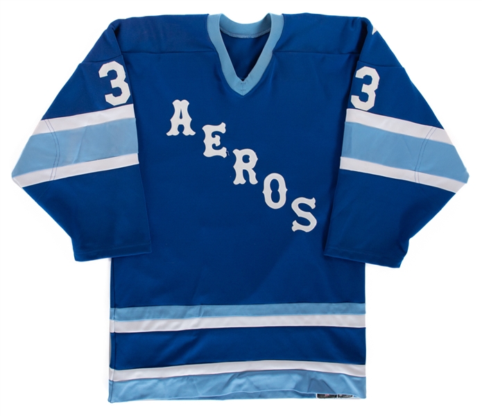 Houston Aeros Vintage-Style Film-Worn "Marty Howe" Jersey from "Mr. Hockey: The Gordie Howe Story"