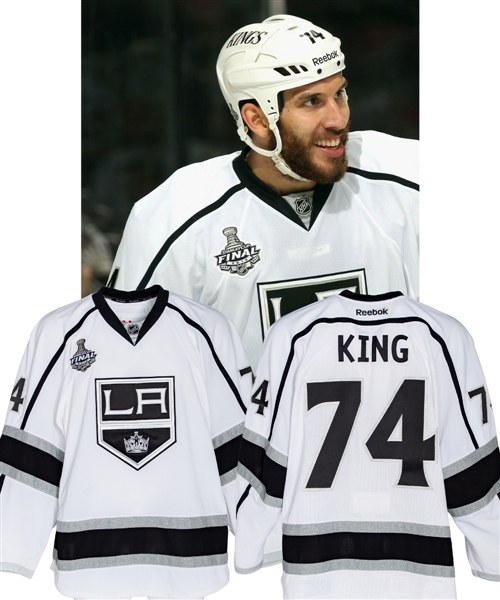 Dwight Kings 2011-12 Los Angeles Kings Game-Worn Stanley Cup Finals Jersey with LOA - 2012 Stanley Cup Finals Patch! - Photo-Matched!