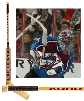 Patrick Roys Early-2000s Colorado Avalanche Koho 500 Game-Used Stick