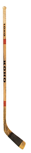 Larry Robinsons 1981-82 Montreal Canadiens Game-Used Koho Stick 