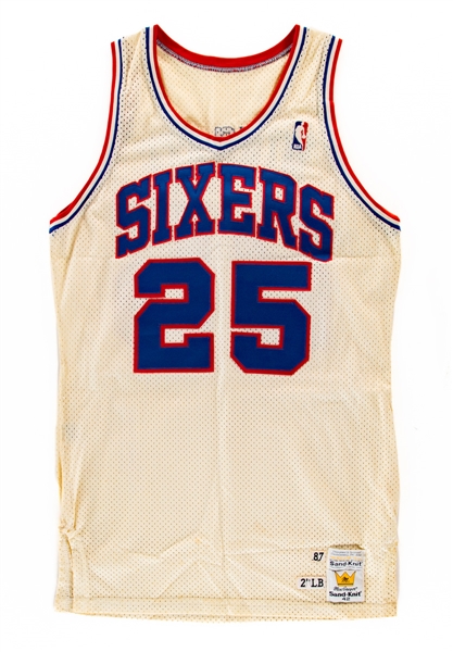 David Wingates 1987-88 Philadelphia 76ers Game-Worn Jersey  