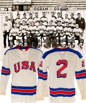 Tim Taylors 1965 IIHF World Championship Team USA Game-Worn Jersey 