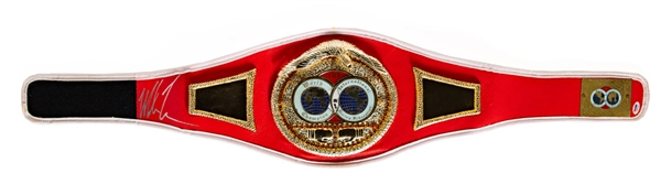 Mike Tyson Signed IBF Replica Championship Belt (PSA/DNA Certified)