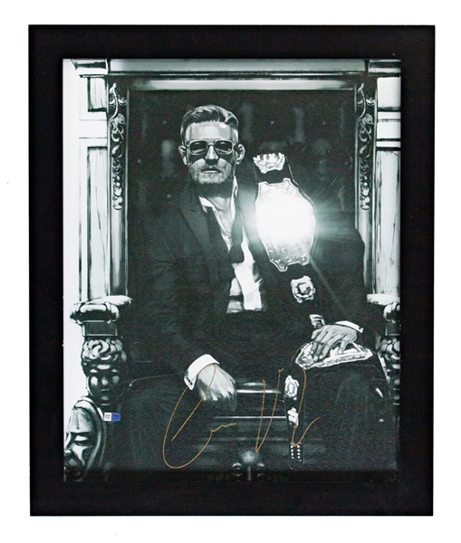 Connor McGregor Signed Framed Canvas Fanatics Authenticated (18 1/2" x 22 1/2")