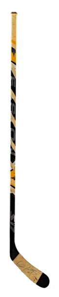 Chris Kunitzs 2008-09 Pittsburgh Penguins Stanley Cup Playoffs Signed Easton S17 Game-Used Stick - Stanley Cup Championship Season!