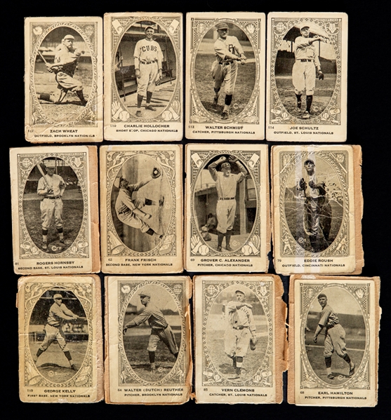 1922 Neilsons Chocolate Type 1 V-61 Baseball Card (56 cards) and 1922 Neilsons Chocolate Type II V-61 Baseball Cards (6)