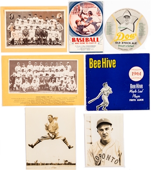 Toronto Maple Leafs Baseball Club 1930s to 1960s Programs (50+) and Other Assorted Items