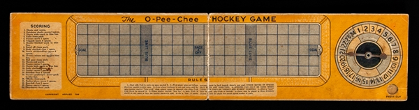 1933-34 O-Pee-Chee Mail-In Premium Hockey Game