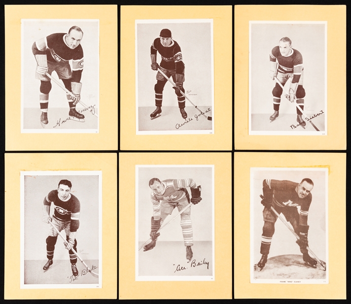 1935-40 Canada Starch Crown Brand Hockey Picture Complete Set of 68 