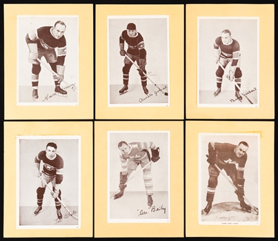 1935-40 Canada Starch Crown Brand Hockey Picture Complete Set of 68 