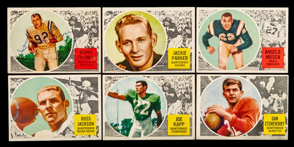 1960 Topps CFL Football Complete 88-Card Set