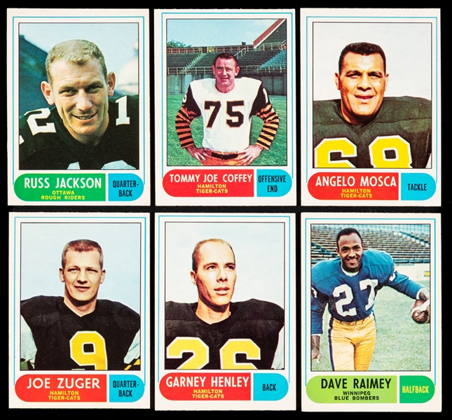 1968 O-Pee-Chee CFL Football Complete 132-Card Set