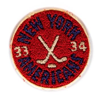 New York Americans 1933-34 Embroidered Team Jacket/Coat Patch