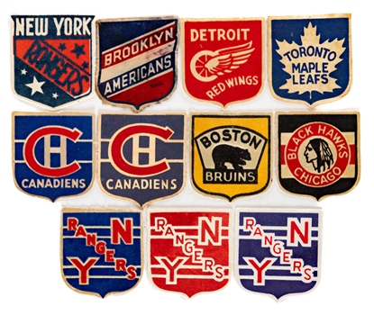 Vintage NHL Original Six Hockey Team Crests (23)