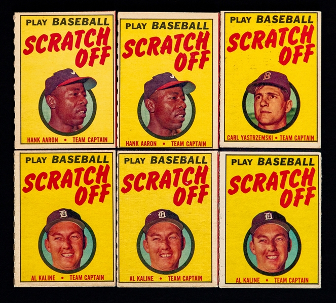 1970 Topps Baseball Scratch-Offs Inserts (140+) and 1970 Topps Baseball Story Booklets Inserts (70+)