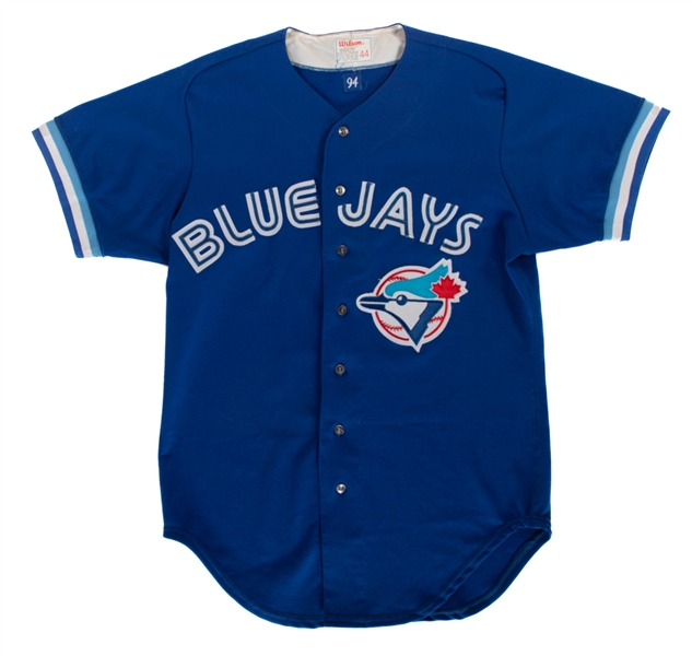 Tilson Britos 1994 Toronto Blue Jays Game-Issued Third Jersey 