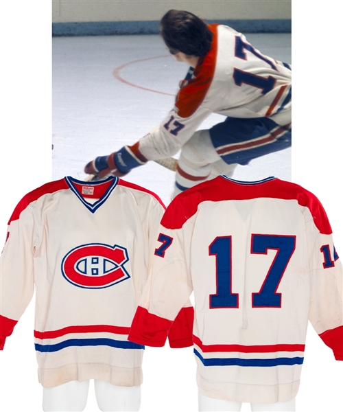 Murray Wilsons 1976-77 Stanley Cup Finals and 1977-78 Regular Season Montreal Canadiens Game-Worn Jersey - Worn in Stanley Cup Championship Seasons! - Team Repairs!