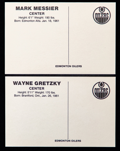 Lot Detail - 1979-80 Edmonton Oilers Rookie Hockey Postcards Of HOFers ...