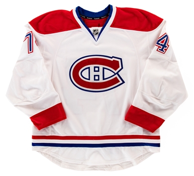 Alexei Emelins 2012-13 Montreal Canadiens Game-Worn Jersey with Team LOA