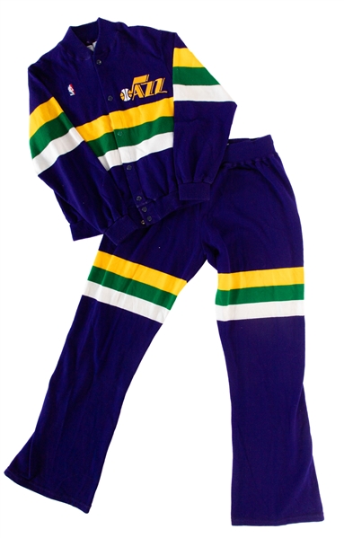 Darrell Griffiths 1989-90 Utah Jazz Player-Worn Warm-Up Suit