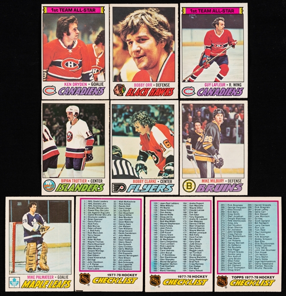 1977-78 and 1978-79 O-Pee-Chee Hockey Complete 396-Card Sets