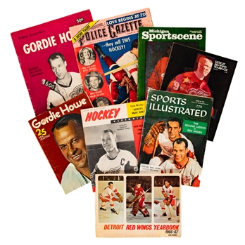 Gordie Howe Collection & Detroit Red Wings Publications Inc. Team Yearbooks