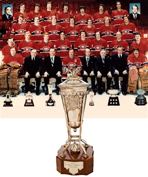 Pierre Mondous 1977-78 Montreal Canadiens Prince of Wales Championship Trophy with LOA 