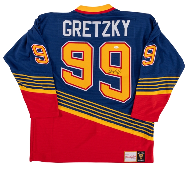 Wayne Gretzky Signed St. Louis Blues Captains Jersey with JSA LOA