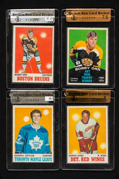 1970-71 O-Pee-Chee Hockey Complete 264-Card Set