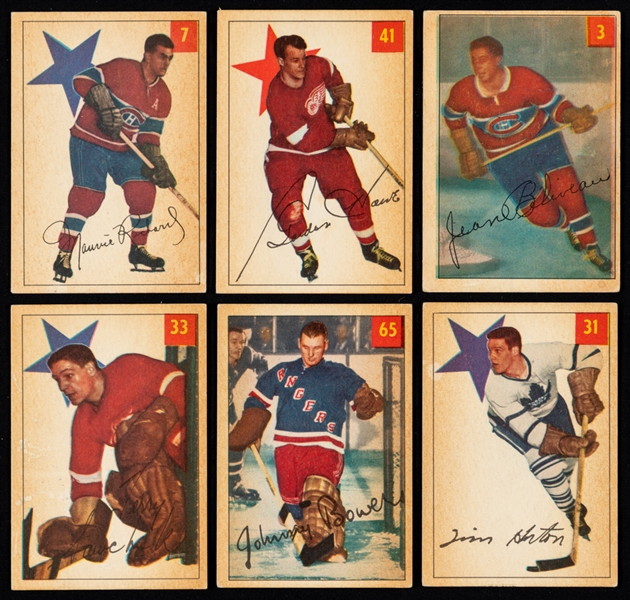 1954-55 Parkhurst Hockey Complete 100-Card Set