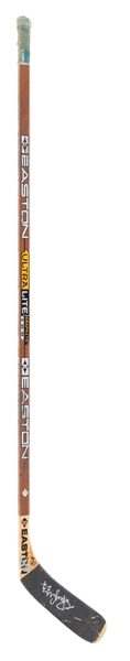 Shayne Corsons Late-1990s/Early-2000s Easton Ultra Lite Signed Game-Used Stick Plus Signed Toronto Maple Leafs Jersey with JSA Auction LOA